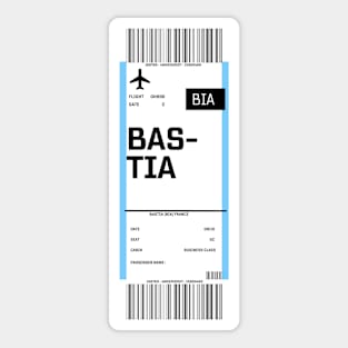 Boarding pass for Bastia Sticker